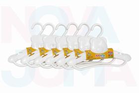 Cabide Infantil Urso Kit C/12 Un Adoleta Bebê Cajovil Branco Cabide Infantil Urso Kit C/12 Un Adoleta Bebê Cajovil Branco