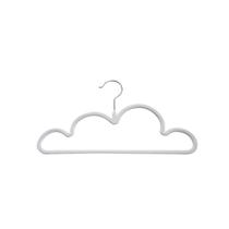 Cabide Infantil Veludo Nuvem Branca 5und Clingo