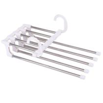 Cabide Inox de Guarda Roupas 5 Divisórias Multifuncional