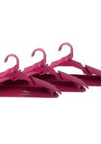 Cabide juvenil Infantil Rosa 20un