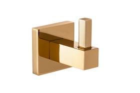 Cabide Luxo Para Banheiro Quadrado Dourado Gold