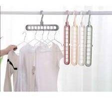 Cabide Magica 9 Furos Multi-dobrável Organizador