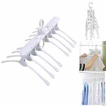 Cabide Mágico Giratório 8 Em 1 Triplica Espaço Armário