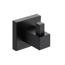Cabide Metal Black Fosco Aço Porta Toalhas Gancho Preto Cabide Metal Black Fosco Aço Porta Toalhas Gancho Preto