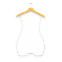 Cabide Metal Colant Com Madeira Rose Adulto