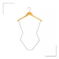 Cabide Metal Colant Com Madeira Rose Infantil Cabide Metal Colant Com Madeira Rose Infantil