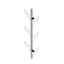 Cabide montado na parede Benzara BM302943 86 cm Metal 8 ganchos