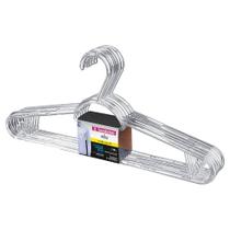 Cabide Multi Plástico 6 Peças Transparente Sanremo