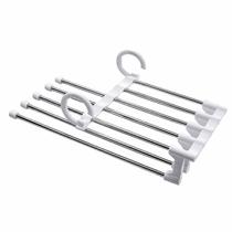 Cabide Multifuncional 5 Divisórias Para Calças e Saias Cabide Multifuncional 5 Divisórias Para Calças e Saias