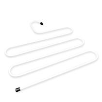 Cabide Multifuncional Calça Bermuda Aço 5 Divisórias Branco