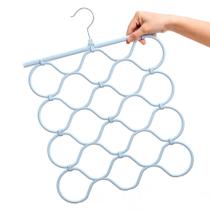 Cabide multifuncional dobravel p/ acessorios - oikos azul