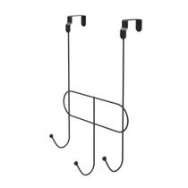 Cabide Multiuso De Porta 3 Ganchos - Stolf Preto Cabide Multiuso De Porta 3 Ganchos - Stolf Preto