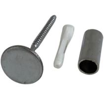 Cabide Multiuso Pino 2cm Cromado para Espelho de Parede Duler Minimalista Cabide Multiuso Pino 2cm Cromado para Espelho de Parede Duler Minimalista