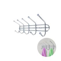 Cabide Multiuso Reforçado Com 5 Ganchos Cromado