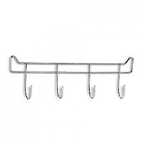 Cabide Niquelart 4 Ganchos Cromado - Niqueplast ind.com.de artef. de plast e arama