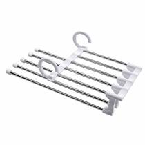 Cabide Organizador 05 Divisórias Para Calças Saias Gravatas Cabide Organizador 05 Divisórias Para Calças Saias Gravatas