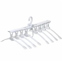 Cabide organizador 8 em 1 triplica guarda roupa armario multiplica giratorio magico multifuncional