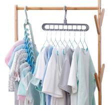 Cabide Organizador Magico 9 Furos Multi-dobravel Closet Cabide Organizador Magico 9 Furos Multi-dobravel Closet