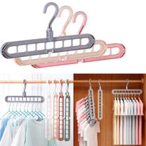Cabide Organizador Multifuncional Retrátil 360º Guarda Roupa Armário KIT 3 PEÇAS CBRN19946 Cabide Organizador Multifuncional Retrátil 360º Guarda Roupa Armário KIT 3 PEÇAS CBRN19946