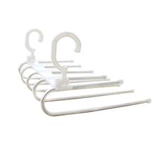 Cabide organizador multiuso para calça de inox e plástico 16x24x32cm