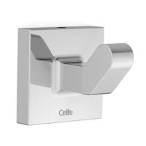Cabide para Banheiro 1 Gancho Up Celite Cinza/Cromado Cabide para Banheiro 1 Gancho Up Celite Cinza/Cromado