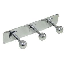 Cabide Para Banheiro Cromado Modelo CAB-9010-3 Italy Line