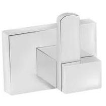 cabide para banheiro cromado quadrado ECO 15253 cabide para banheiro cromado quadrado ECO 15253