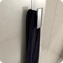 Cabide Para Banheiro De Parede Inox Master Dupla Fixação