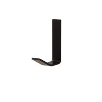 Cabide Para Banheiro Porta Objetos Quadrado Preto Fosco