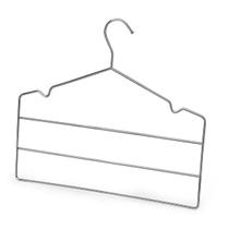 Cabide Para Calça Vestido Short Triplo Aço Cromado Organizador Reforçado Guarda Roupa Cabideiro