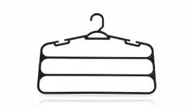 Cabide para Calças 3 Divisórias Reforçado Organiza Closet Luxo