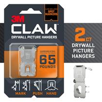 Cabide para fotos de drywall 3M CLAW Silver contém 29,48 kg