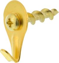 Cabide para fotos Hillman Brass Self-Drilling Wall Dogs, pacote com 10