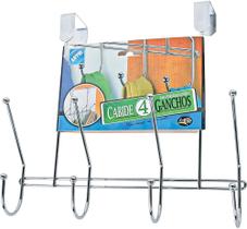 Cabide para Porta Suporte com 4 Ganchos 1020 Arthi Para Pendurar