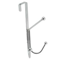 Cabide para porta triplo 19,5cm em metal gancho triplo - Toda Casa