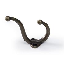 Cabide Para Roupa Colonial Cabides Ganchos Duplos Ouro 6Un.
