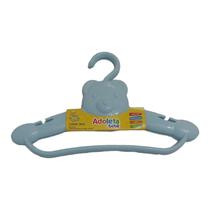 Cabide para roupa infantil roupa de bebê Urso Adoleta Bebe com 2 peças Azul Cabide para roupa infantil roupa de bebê Urso Adoleta Bebe com 2 peças Azul