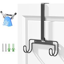 Cabide para tábuas de passar roupa LOXSUN sobre a porta/suporte de parede preto