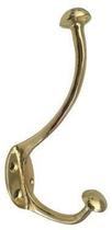 Cabide Pendurador Para Parede Dois Ganchos Em Bronze Roupas Cabide Pendurador Para Parede Dois Ganchos Em Bronze Roupas