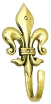Cabide Pendurador Para Parede Flor De Liz Em Bronze Maciço Cabide Pendurador Para Parede Flor De Liz Em Bronze Maciço