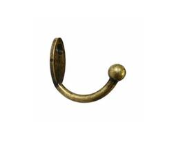 Cabide Pequeno Simples Antique Brilhante Zamac Cabide Pequeno Simples Antique Brilhante Zamac