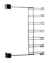 Cabide Porta 07 Ganchos Crom Altair - Niquelart