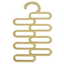 Cabide Porta Gravata para 8 Unidade 28x17 Mdf Madeira