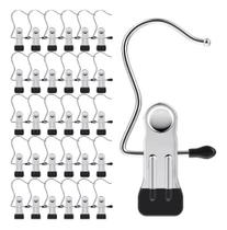 Cabide Prendedor Roupa Boné Gancho Inoxidável 10 Peças