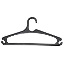 Cabide preto Linha Básica para Organizar/Arrumar Roupas - 5/10/20/30 Unidades