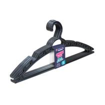 Cabide Preto Super-Resistente 05 Peças Arqplast