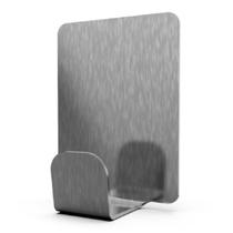 CABIDE QUADRADO GANCHO DE APOIO EM INOX AUTOADESIVO 47x35MM (Q) CHU 4UN