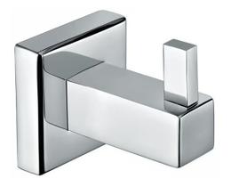 Cabide Quadrado Para Banheiro Dupla Fixação Basic Cabide Quadrado Para Banheiro Dupla Fixação Basic