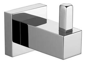 Cabide Quadrado Para Banheiro Dupla Fixação - Sollux