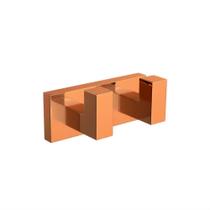 Cabide Quadratta Duplo Red Gold - Deca